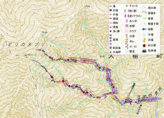 ピリカヌプリ南東面直登沢[image/jpeg:302kB]